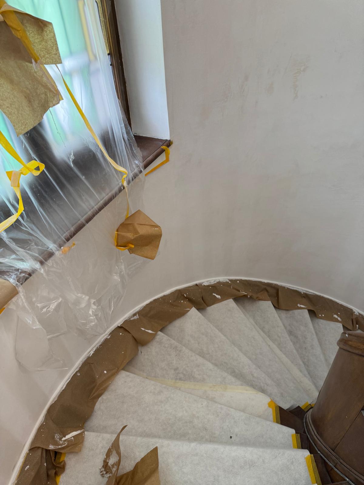 Treppenanlage frisch gestrichen